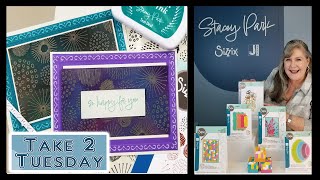 Class 7 Take 2 Tuesday Class Featuring New Sizzix Releases amp New Jacquard Inks both by Stacey Park [upl. by Ecined]