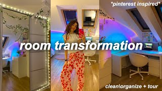 ROOM TRANSFORMATION  TOUR metamorfoza pokoju pinterestaesthetic inspired [upl. by Cohlette]