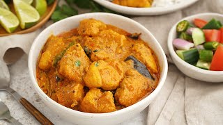 Fish Curry Recipe  Spicy Monkfish Curry [upl. by Notanhoj]