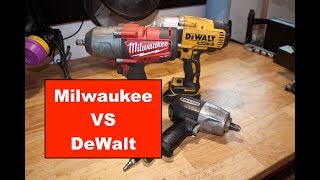 Milwaukee vs DeWalt 12quot Impact Review [upl. by Cayser]