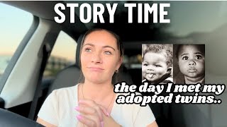 The day I met my adopted twins I Foster To Adoption Storytime [upl. by Etiam]