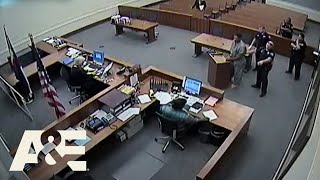 Court Cam Judge Files Complaint Over Deputy Using Excessive Force  AampE [upl. by Oniram]