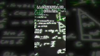 LA CONJETURA DE COLLATZ matemática matematika sabiasque youtube historia curiosidades [upl. by Eetsud]