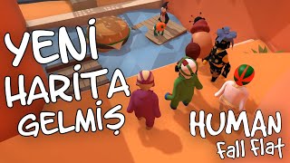 YENİ HARİTA GELMİŞ  Human Fall Flat [upl. by Ahsinev705]