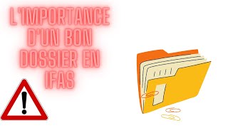 Entrée en ifasifapifsi  limportance dun dossier bien présenté [upl. by Eihpos421]