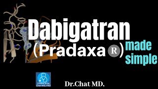 Dabigatran Pradaxa Mechanism of action 【USMLE Biochemistry】 [upl. by Ioves]