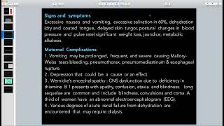 Hyperemesis Gravidarum  OB course  Masterclass Medicine [upl. by Dusa]