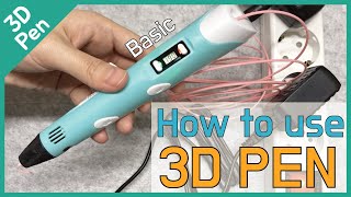 How to use basic 3D pen [upl. by Hartmann58]