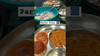 Good Party 🎉 shorts desifood indianfood pavbhaji [upl. by Llyrat]