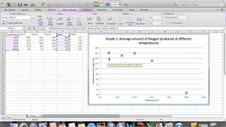 Graph and Error bars using Excel [upl. by Anawed]