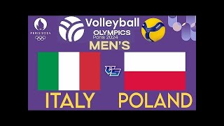 Italy vs Poland Olympic Volleyball 08 03 HIGHLIGHTS Olympic Paris 2024 Olympic Volleyball [upl. by Gerg]