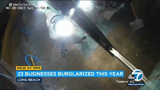 23 Long Beach businesses have been burglarized since start of the year [upl. by Mitchiner]