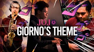 Giornos Theme  JoJos Bizarre Adventure Part 5 Golden Wind Piano EGuitar Saxophone Cover [upl. by Anilad]