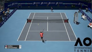 Gaël Monfils vs Diego Schwartzman  AO International Tennis  PS4 Gameplay [upl. by Negeam]