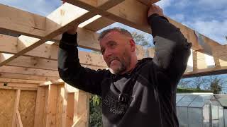 How to put a roof on a garden room [upl. by Godfrey]