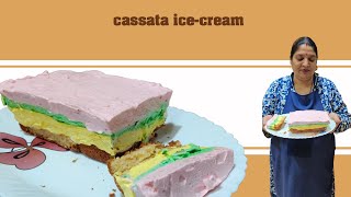 Cassata Ice Cream Recipe  How to make Cassata Ice Cream at Home Cassata​IceCream​ CassataRecipe [upl. by Retluoc]