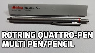 rOtring QuattroPen Multi PenPencil Unboxing and Review [upl. by Currie]