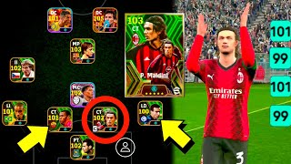 🧱 ASI DEFIENDE MALDINI 103 EPICO  ALDAIR  BERGOMI El Mejor Tridente  eFootball Mobile [upl. by Adnilrem212]