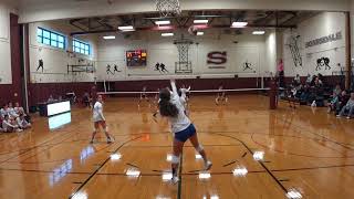 NewRo ALMS Senior Volleyball vs Scarsdale  10102024 [upl. by Neerual]