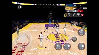 NBA 2K22 Mobile  Two posterizer dunks almost injured my player [upl. by Ellemac781]