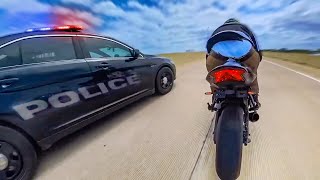 INTENSE POLICE vs BIKER CHASE  HORRIFIC EPIC amp CRAZY MOTORCYCLE MOMENTS  Ep 139 [upl. by Alayne]