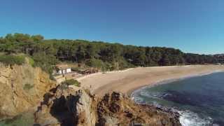 Platja de Fenals a Lloret de Mar Costa Brava [upl. by Orvas]