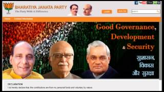 How to Join Bharatiya Janata Party BJP [upl. by Rigdon]