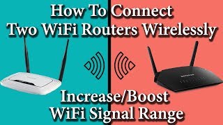 ✓ How to Connect Two Routers on one Home Network Wireless 2018 [upl. by Savior543]