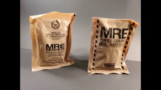 2024 US MRE Cheese Tortellini Review Meal Ready to Eat Taste Testing Comparison to Meal Kit Supply [upl. by Arretak]