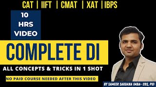 Complete Data Interpretation in 10 Hours  CAT 2023  CMAT  IIFT  XAT  IBPS [upl. by Airot]