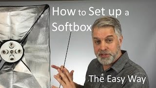 How to Set Up a Softbox soft box  Fancierstudio 2000 Watt Video Studio Lighting Kit [upl. by Madancy881]