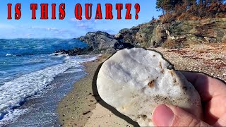 How To Find Quartz Identification Flint Knapping Survival Bushcraft and Primitive Living Skills [upl. by Risan]