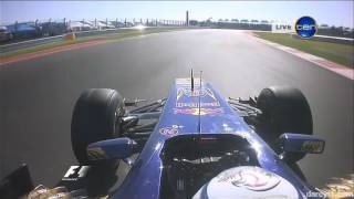 F1 Texas 2012  JeanEric Vergne Onboard [upl. by Eekorehc]