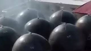 4 Amazing construction of spherical tanks by explosive hydroforming method [upl. by Ykcir]