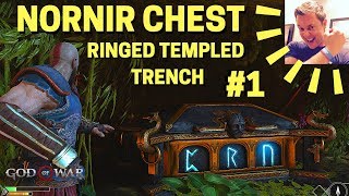 God of War Nornir Alfheim Chest in the Ringed Temple Trench Alfheim [upl. by Reltuc]