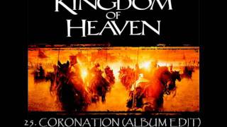 Kingdom of HeavensoundtrackcompleteCD225 Coronation Album Edit [upl. by Anairol]