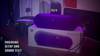 Beats Pill 2024 Unboxing Setup and Sound Test [upl. by Korwin537]