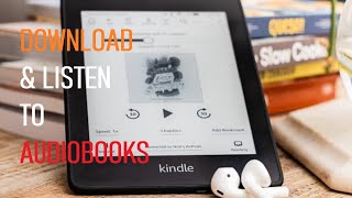 How to Download and Listen to Audiobooks On Kindle Paperwhite [upl. by Eugirne]