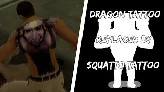 Squatto of Dojima Tattoo Mod Showcase Mod in Description [upl. by Ahsitel]