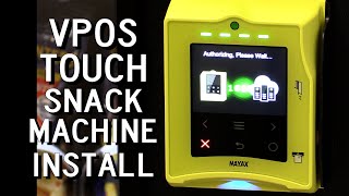 How to Install a VPOS Touch CC Reader on a Snack Machine [upl. by Saltzman630]