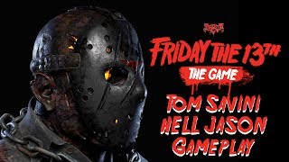 Friday the 13th The Game Tom Savinis quotHELL JASONquot Gameplay PS4Pro [upl. by Leahci]