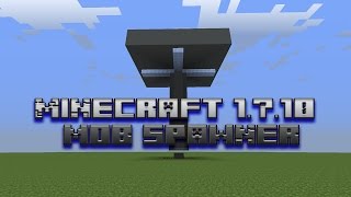 Minecraft 1710  MobXp Spawner  Tutorial [upl. by Einattirb]