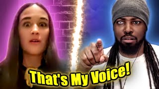 Mimicking Peoples Voice Prank on OMEGLE OmeTV [upl. by Aitnyc]