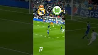 Real madrid vs wolfsburg 30 🤩 remontada [upl. by Vani]