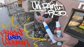 Graffiti review with Wekman Uni paint px30 all colors [upl. by Acireh]