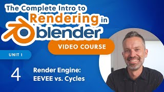 Blender Rendering Tutorial – Render Engine EEVEE vs Cycles [upl. by Shyamal716]