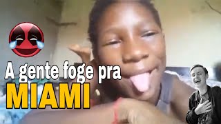 A GENTE FOGE PRA MIAMI TROCA DE NOME meme da menina cantando 😇 [upl. by Kroo73]