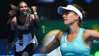 Serena Williams vs Barbora Strycova  2017 AO R4  Highlights [upl. by Hummel]