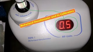 McFarland StandardMcFarland Densitometer Calibrating [upl. by Avril]