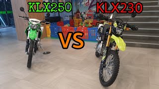 Perbandingan KLX250 vs KLX230  TERBARU [upl. by Delorenzo87]